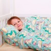 Детский комплект постельного белья бязь голд «Единорог_беж_11» в кроватку Cosas