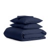 Комплект постельного белья сатин люкс «Синий_240» евро Cosas