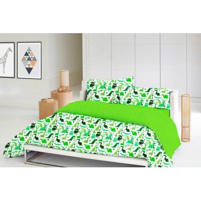 Комплект постельного белья бязь голд «Дино_зеленый» Cosas