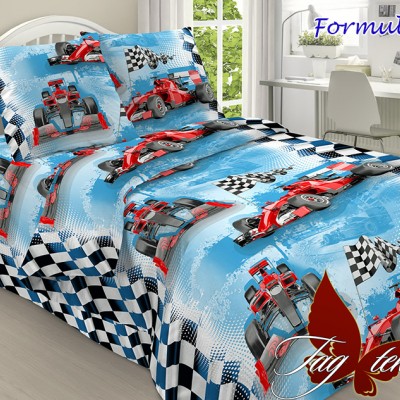 Комплект постельного белья «Formula 1» полуторный | TAG