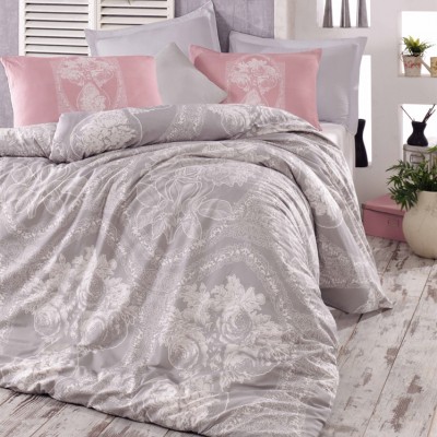 Комплект постельного белья ранфорс «Madam lili» серый | Light House