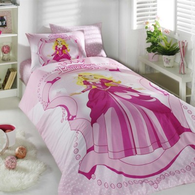 Комплект постельного белья ранфорс «Princess» розовый