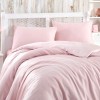 Комплект постельного белья bamboo сатин «Soft» темно-розовый Hobby