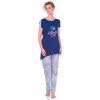Комплект одежды «Usa» синий (футболка штаны) Miss First