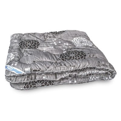 Одеяло зимнее Leleka Textile «Шерстяное эконом» серое