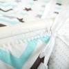 Комплект в кроватку с балдахином 7 предметов «Пряники голубые»
