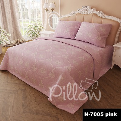Комплект постельного белья бязь голд «n-7005-pink» NazTextile