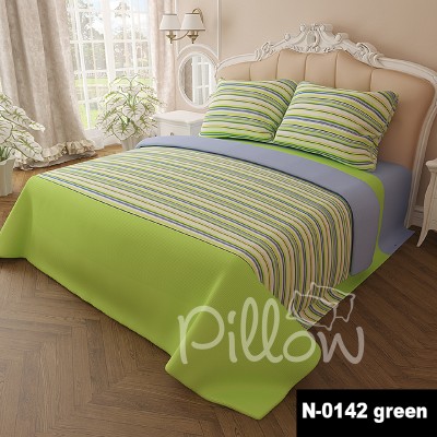 Комплект постельного белья бязь голд «n-0142-green» NazTextile