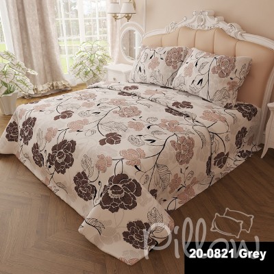 Комплект постельного белья бязь голд «n-20-0821-grey» NazTextile