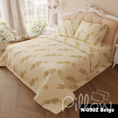 Комплект постельного белья бязь голд «n-0902-beige» NazTextile