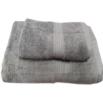 Набор махровых полотенец «Galata» серый | TAG