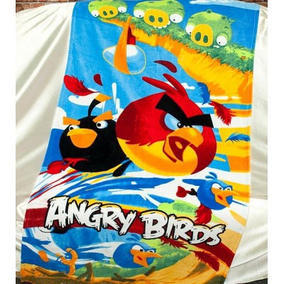 Полотенце пляжное «Angry Birds» TAG
