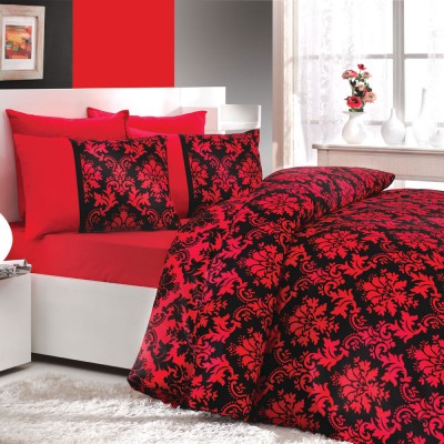 Комплект постельного белья поплин «Avangarde» красный Hobby