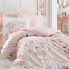 Комплект постельного белья поплин «Sonia» розовый Hobby