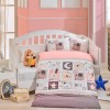 Детский комплект постельного белья поплин «Sweet Home» розовый Hobby