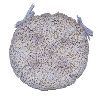 Подушка круглая на стул «Цветы-Лаванда» Прованс Классик
