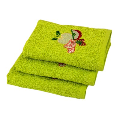 Полотенце кухонное вышивка «Fruit зеленый» 40*60 | Lotus
