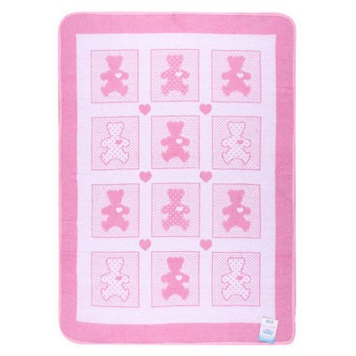 Одеяло детское «Барни» 100*140 | розовый | Vladi