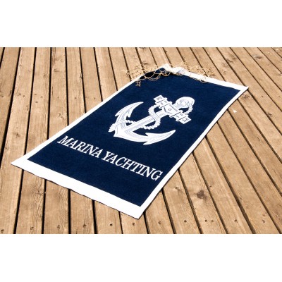Полотенце пляжное велюр «Yachting» 75*150 | Lotus
