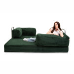 Бескаркасный диван (QP) Green
