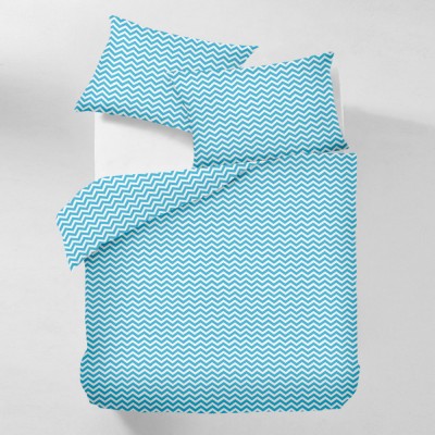 Комплект постельного белья ранфорс «ZiG_Blue_1» евро Cosas