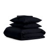 Комплект постельного белья сатин люкс «Черный_240» евро Cosas