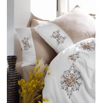 Постельное белье Cotton box сатин с вышивкой «Mira-Bej»