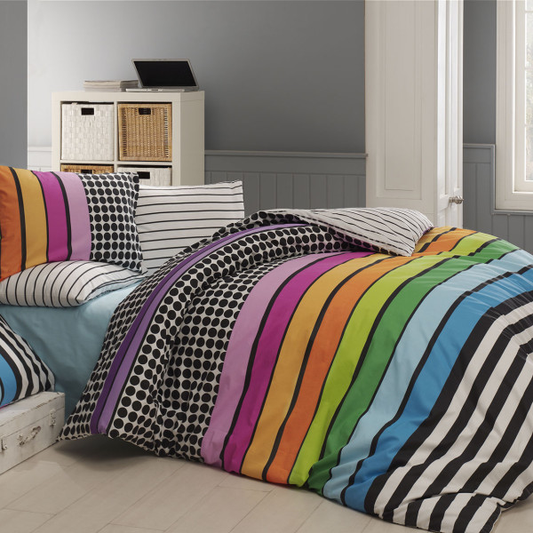 Постельное белье Majoli ранфорс «colored-v1»