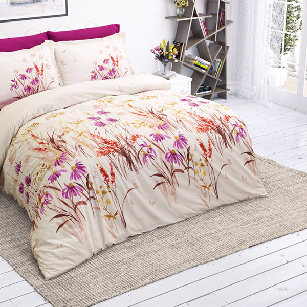 Комплект постельного белья Halley Home ранфорс «Flower-v2»