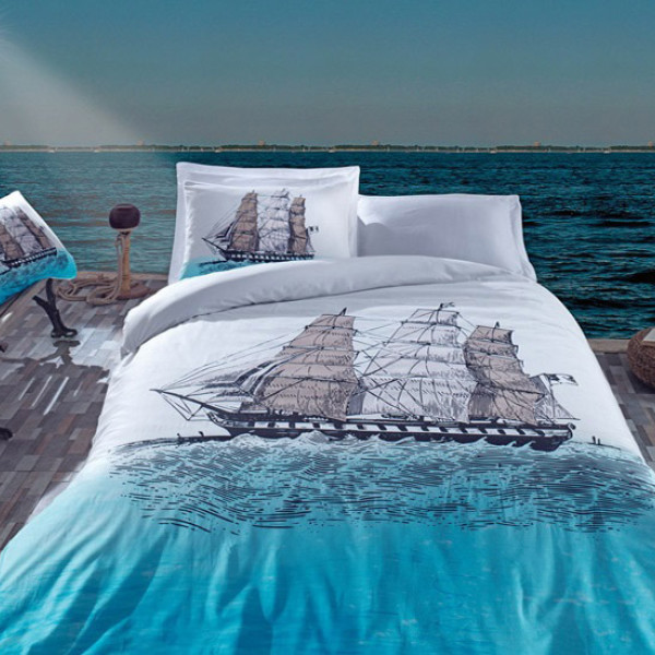 Постельное белье Cotton box ранфорс «Ship-Mavi»