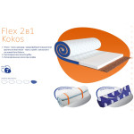 Матрас тонкий (жаккард) «Flex 2 в 1 Kokos» Sleep&Fly mini