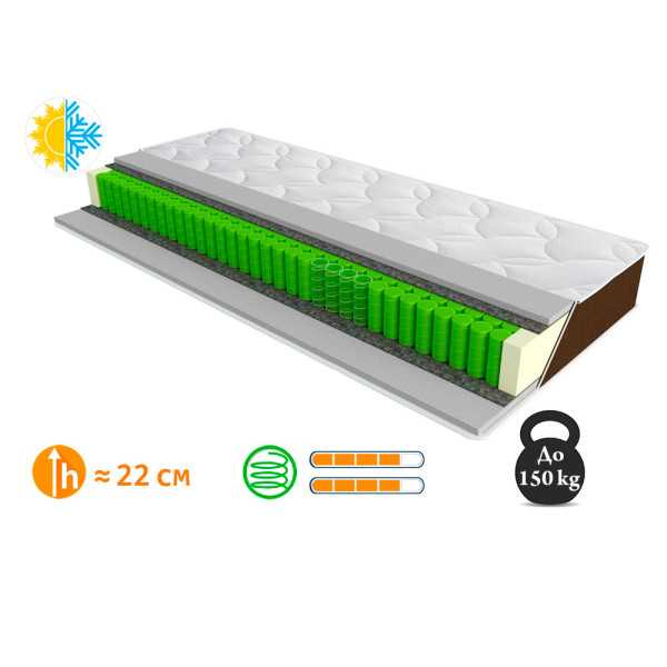 Матрас «ORGANIC Epsilon» Sleep&Fly organic