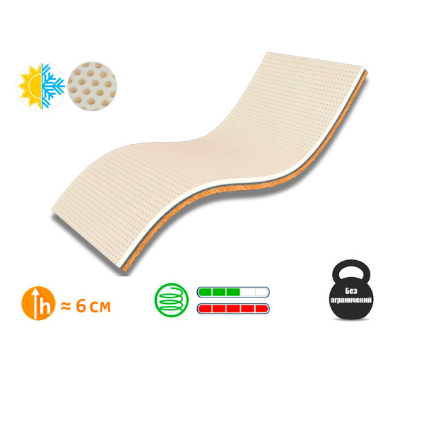 Матрас тонкий «Ultra Kokos» Take&Go bamboo