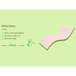 Матрас тонкий «White Kokos» Take&Go bamboo