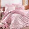Комплект постельного белья поплин «Luisa» розовый | Hobby