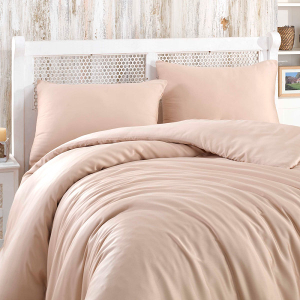 Комплект постельного белья bamboo сатин «Soft» капучино Hobby