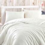 Комплект постельного белья bamboo сатин «Soft» крем Hobby