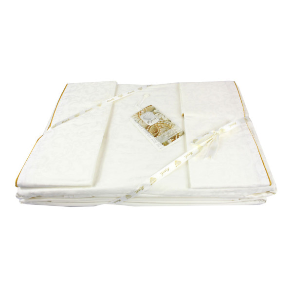Комплект постельного белья сатин-жаккард «La Perle Sateen» белый La Perle