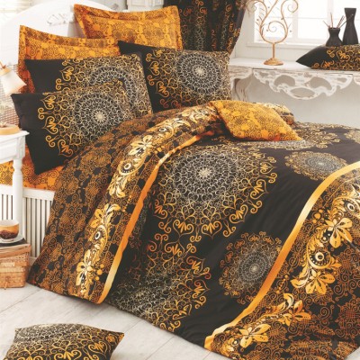 Комплект постельного белья ранфорс «Osmanli» желтый | Light House