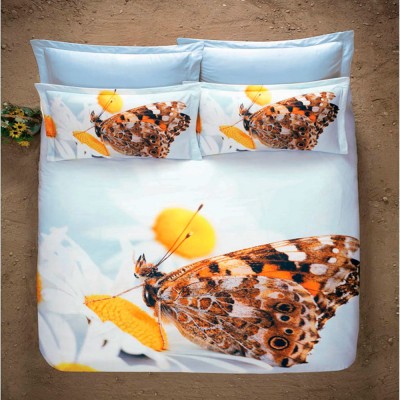 Комплект постельного белья 3D сатин «Perf Butterfly» Luoca Patisca