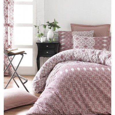 Комплект постельного белья ранфорс «Alize» розовый | Light House