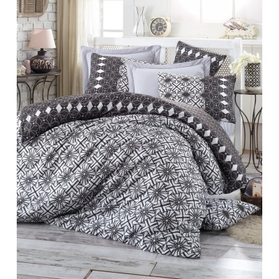 Комплект постельного белья ранфорс «Alize» серый | Light House