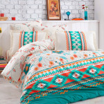 Комплект постельного белья поплин «Francesca» зеленый Hobby