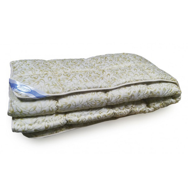 Одеяло Leleka Textile «Аляска шерсть» бежево-серое