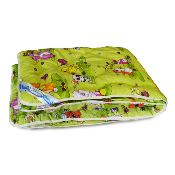 Одеяло детское Leleka Textile «Шерстяное» салатовое