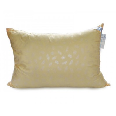 Подушкая Leleka Textile «Лебяжий пух» желто-бежевая