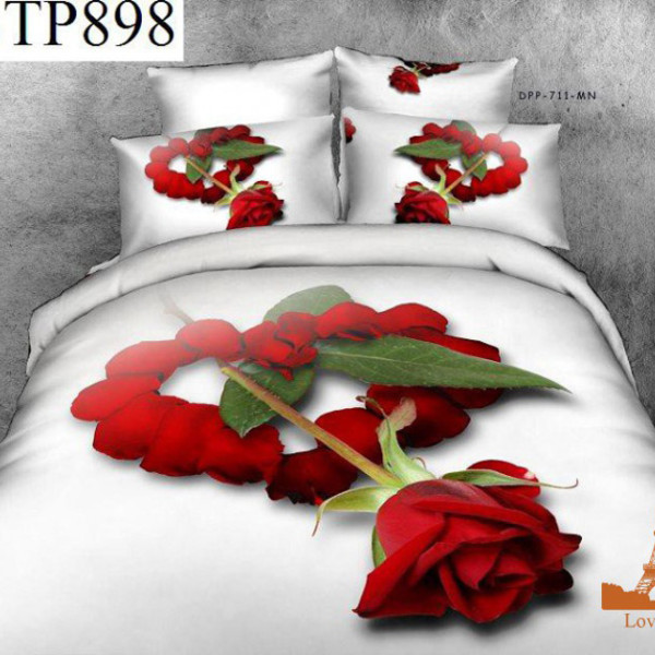 Постельное белье Love you «Симпатия stp 898» сатин