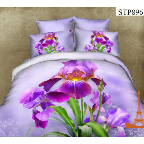 Постельное белье Love you «Ирис stp 896» полуторное