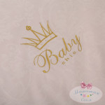 Комплект в детскую кроватку 6 предметов «Вaby chic» жемчужный