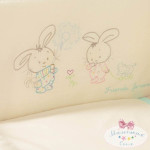 Комплект в кроватку с балдахином 7 предметов «Funny Bunny» шоколадный
